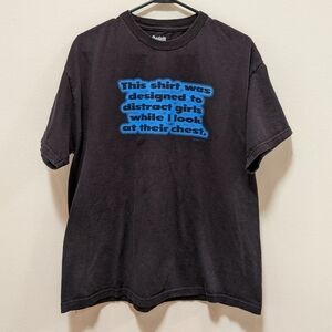 Spencer's Men's Black Short Sleeve Graphic Tee Size Large